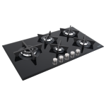Cooktop a Gás Tramontina - Design Collection - Penta Glass Flat Black