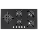 Cooktop a Gás Tramontina - Design Collection - Penta Glass Flat Black