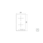Cooktop por Indução Tramontina - Dominó Slider - 2 Áreas de Aquecimento