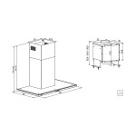 Coifa de Parede Tramontina - Slim Wall Split - Aço Inox 90