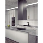 Coifa de Ilha Tramontina - Square Isla Silent - Black Steel 40
