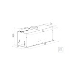 Coifa de Embutir Tramontina - Incasso - Black Steel 75