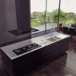Coifa de Ilha Tramontina - Slim Isla - Black Steel 90