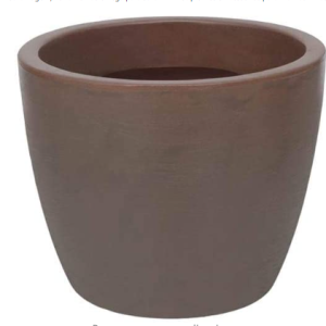 Vasart Malta Vaso de Flores Redondo, Rusty, 34x27cm