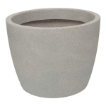 Vasart Malta Vaso de Flores Redondo, Granito Pedra, 52x42cm
