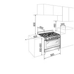 Fogão Elanto - Eredità | 90cm | Forno Elétrico