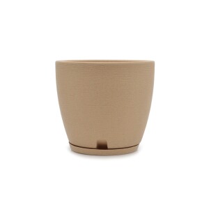 Vaso Amsterdã Grafiato 27x28cm Bege - Floridis